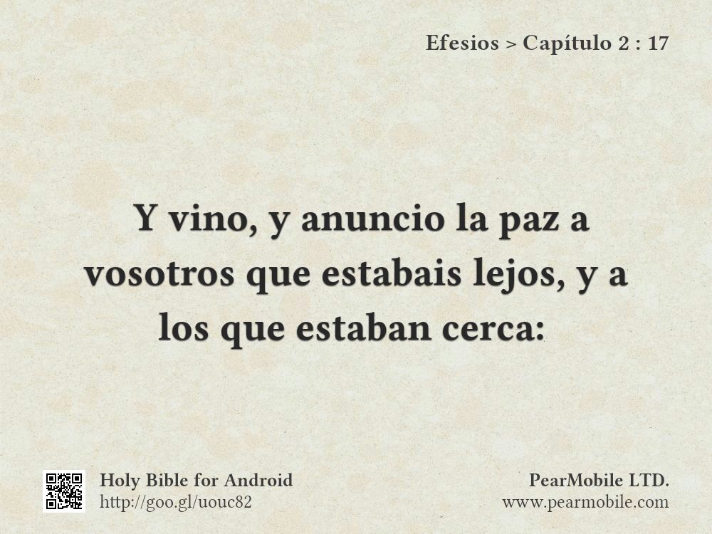 Efesios, Capítulo 2:17